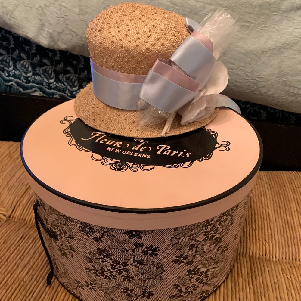 Fleur de Paris New Orleans custom straw hat